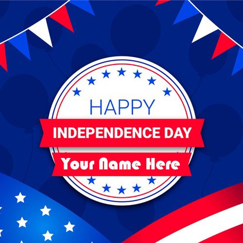 Happy Independence Day Quotes Message Photo With Name
